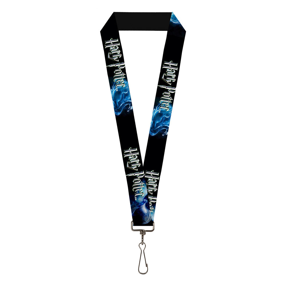 Lanyard - 1.0" - HARRY POTTER Animal Spirits Black White Blue