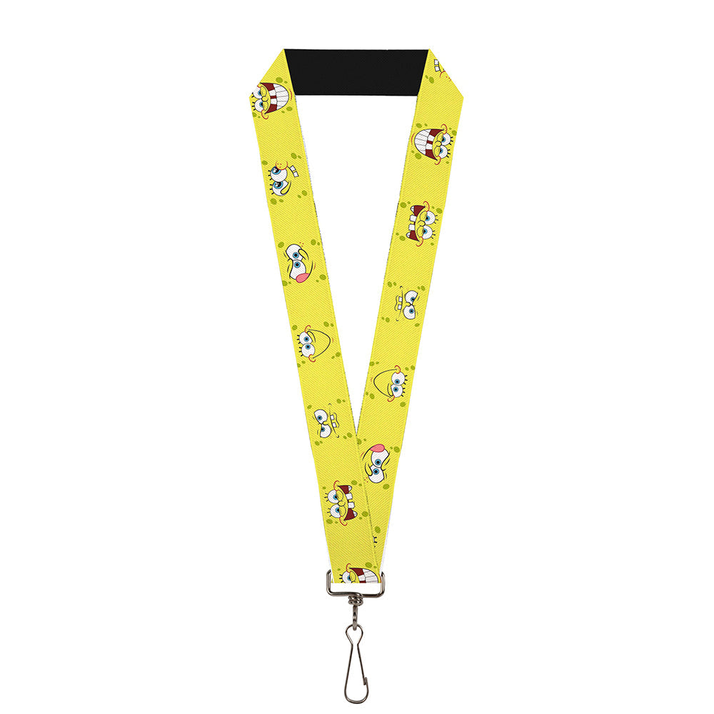 Lanyard - 1.0" - SpongeBob Expressions Yellow