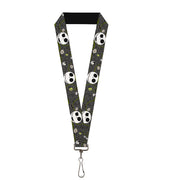 Lanyard - 1.0" - NBC Jack Expressions Halloween Elements Gray