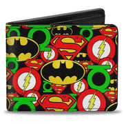 Bi-Fold Wallet - Justice League Stacked Logos