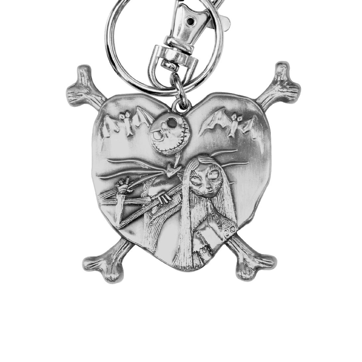 Nightmare Before Christmas Eternal Love Heart Keychain