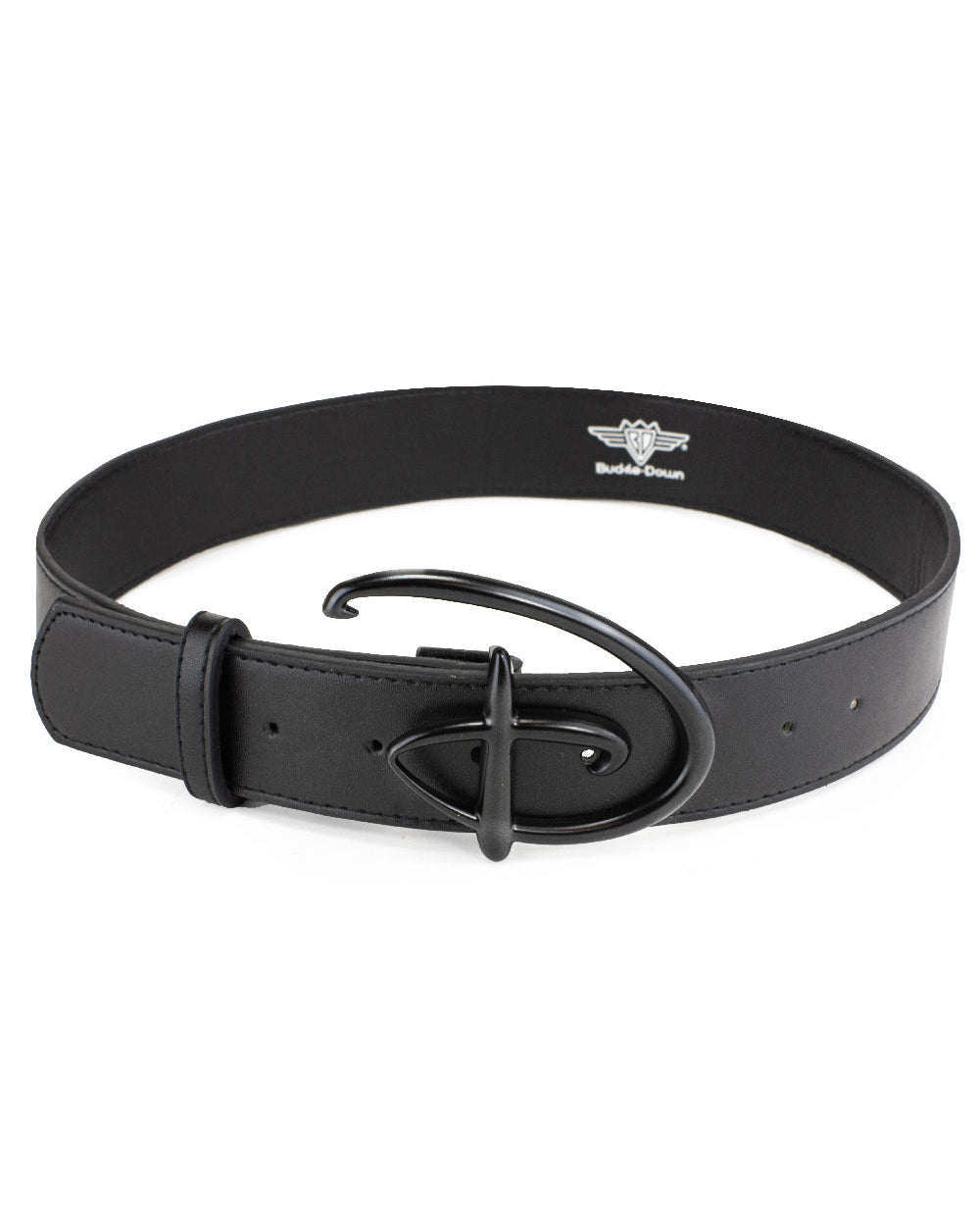 Disney Signature D Matte Black 1.5" Belt