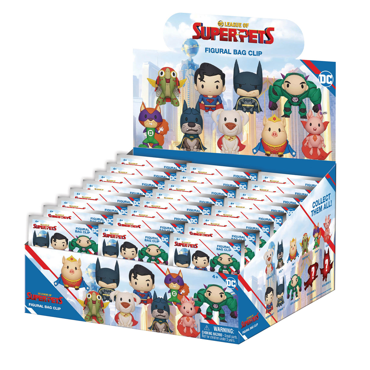 DC League of Super-Pets Collectible 3D Bag Clip - Mystery Bag