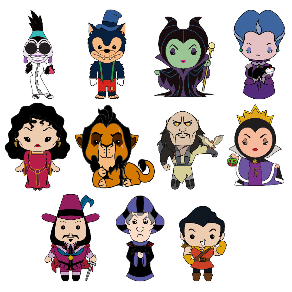 Disney Villains Collectible 3D Bag Clip Series 3 - Mystery Bag