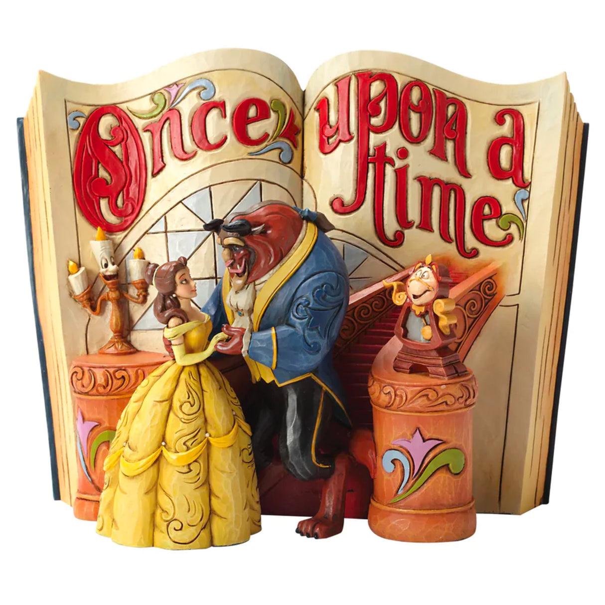 Disney Traditions - Beauty and the Beast Storybook "Love Endures" Figurine