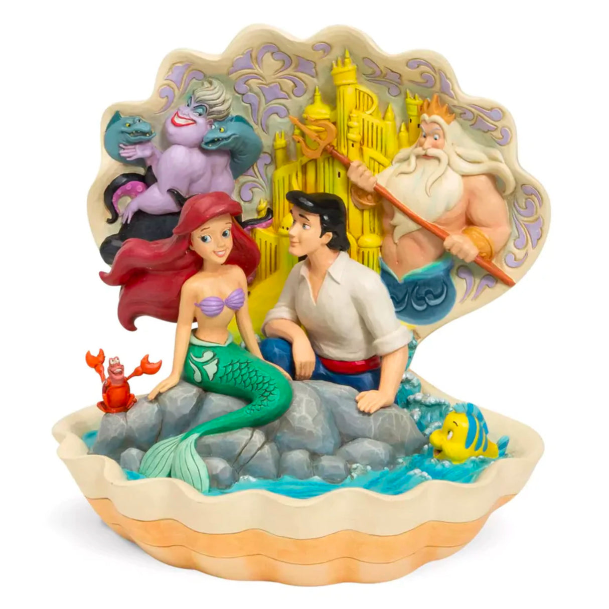 Disney Traditions - The Little Mermaid "Seashell Scenario" Figurine