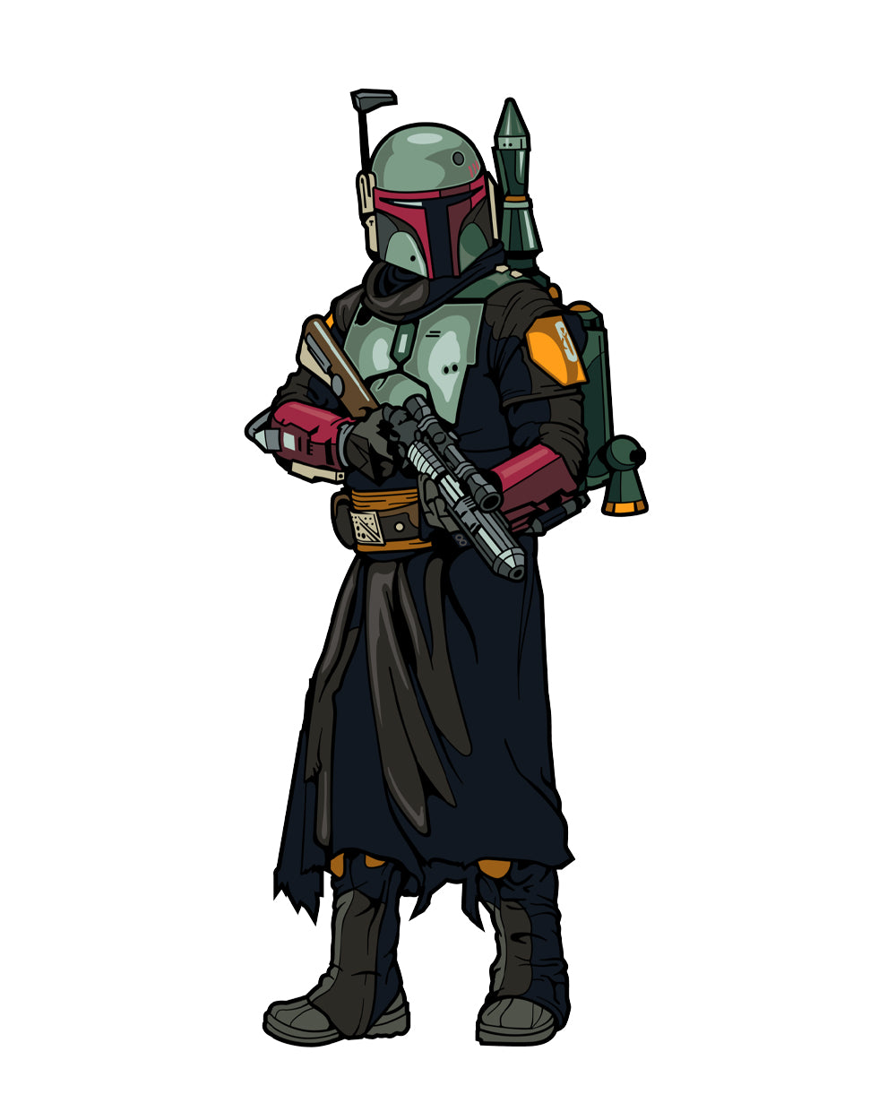 FiGPiN - Star Wars The Mandalorian Boba Fett #734 - The Pink a la Mode - Figpin - The Pink a la Mode