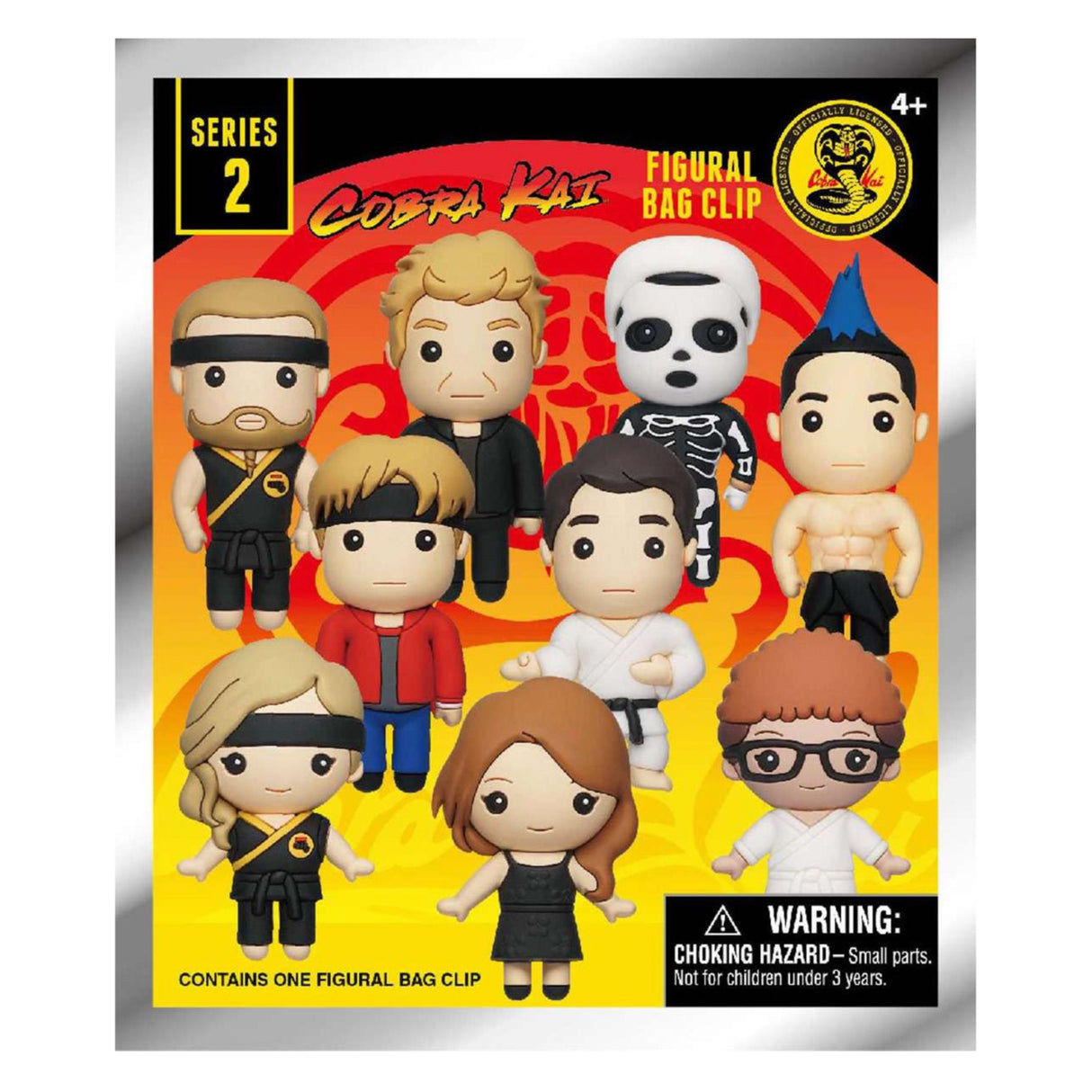 Cobra Kai Collectible 3D Bag Clip Series 2 - Mystery Bag