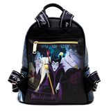 Disney Black Light Series Villains Maleficent Mini Backpack - Limited Edition