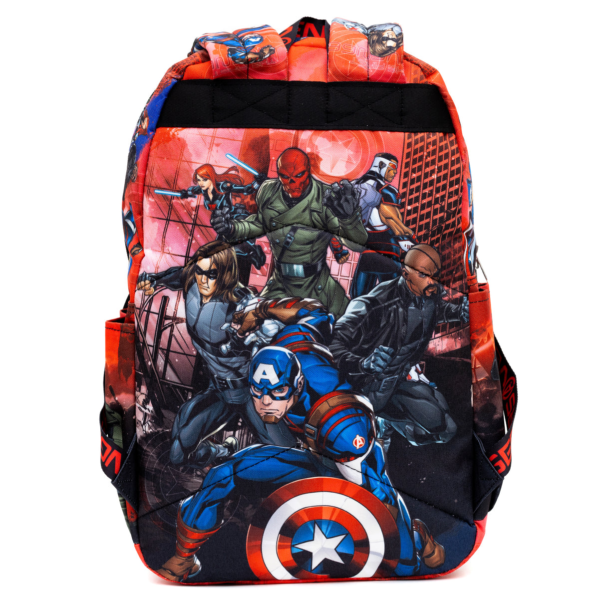 Marvel Captain America Avengers 17" Full Size Nylon Backpack