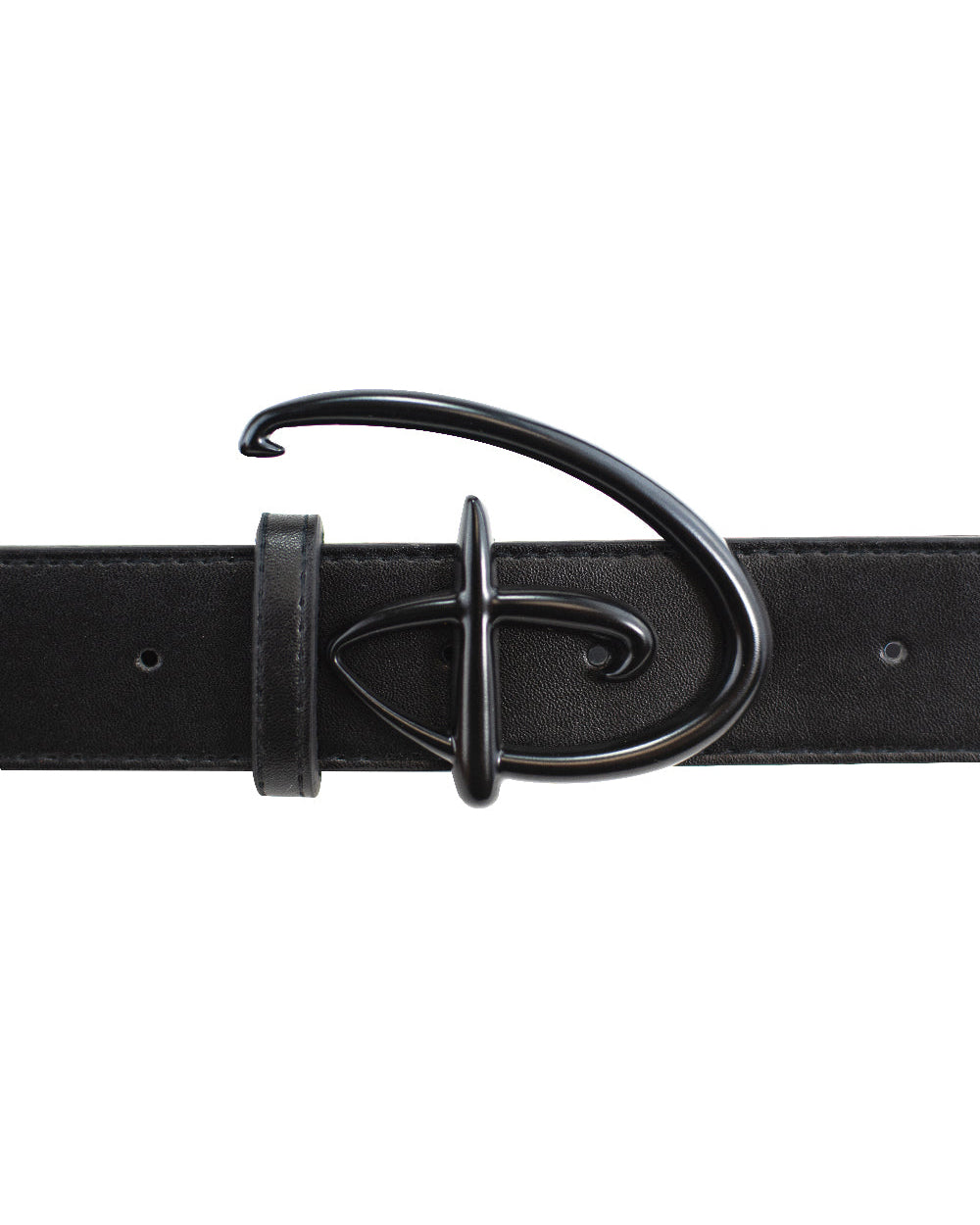 Disney Signature D Matte Black 1.5" Belt