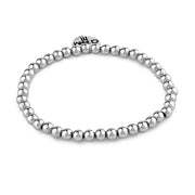 CHARM IT! - Starter Charm 4mm Bead Bracelet Silver