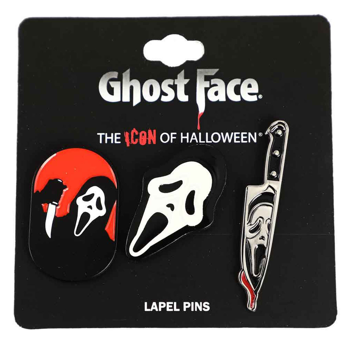 Scream Ghostface 3 Piece Collectible Pins