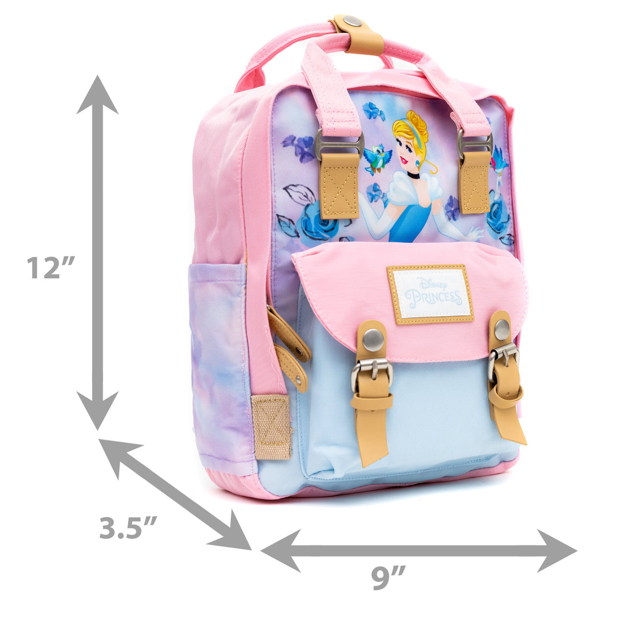 Disney Princess Cinderella Twill Multi-Compartment Mini Backpack