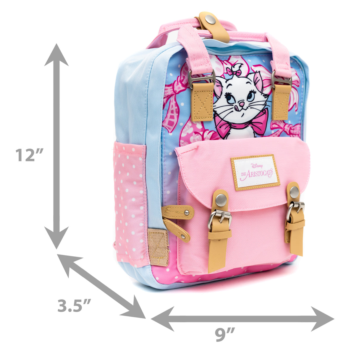 Disney Aristocats Marie Twill Multi-Compartment Mini Backpack