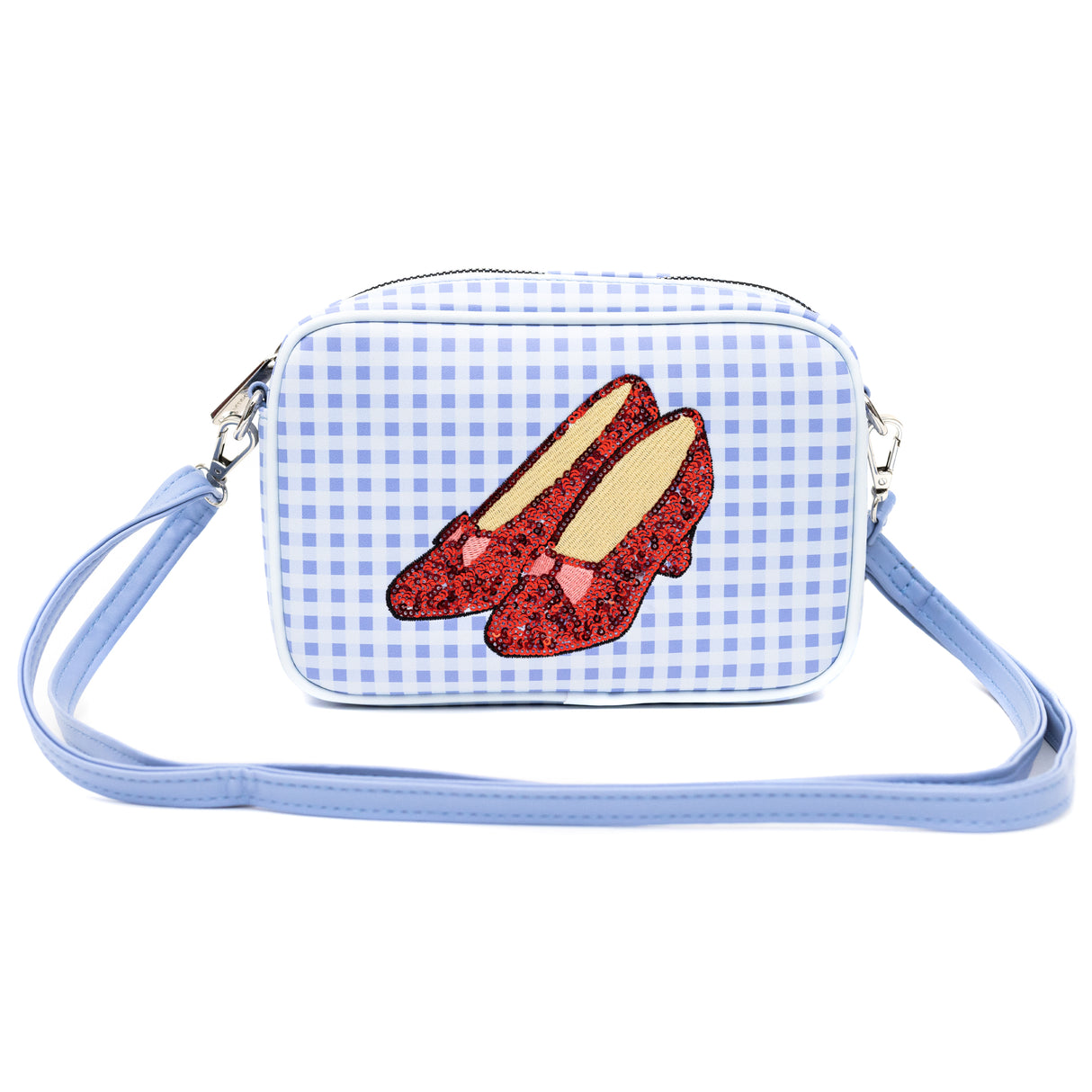 Wizard of Oz Sequin Ruby Red Slippers Crossbody Bag