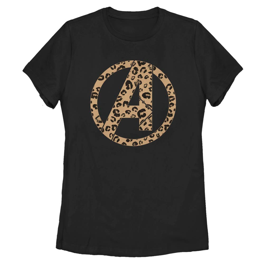 Marvel Avengers Logo Leopard Fill