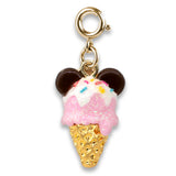 CHARM IT! - Disney Gold Mickey Mouse Ice Cream Charm