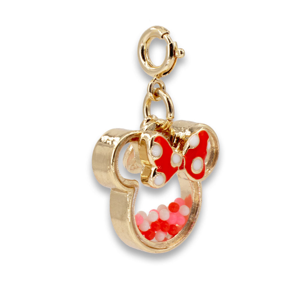 CHARM IT! - Disney Gold Minnie Mouse Shaker Charm