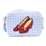 Wizard of Oz Sequin Ruby Red Slippers Crossbody Bag