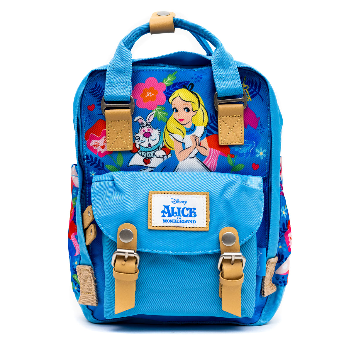 Disney Alice in Wonderland Twill Multi-Compartment Mini Backpack