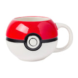 Pokemon Pokeball 20oz Ceramic Sculpted Mug