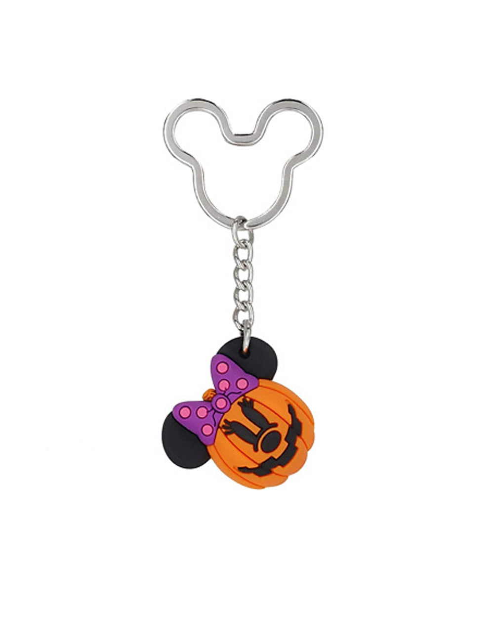 Disney Pumpkin Minnie Mouse 3D Keychain - The Pink a la Mode - Monogram - The Pink a la Mode