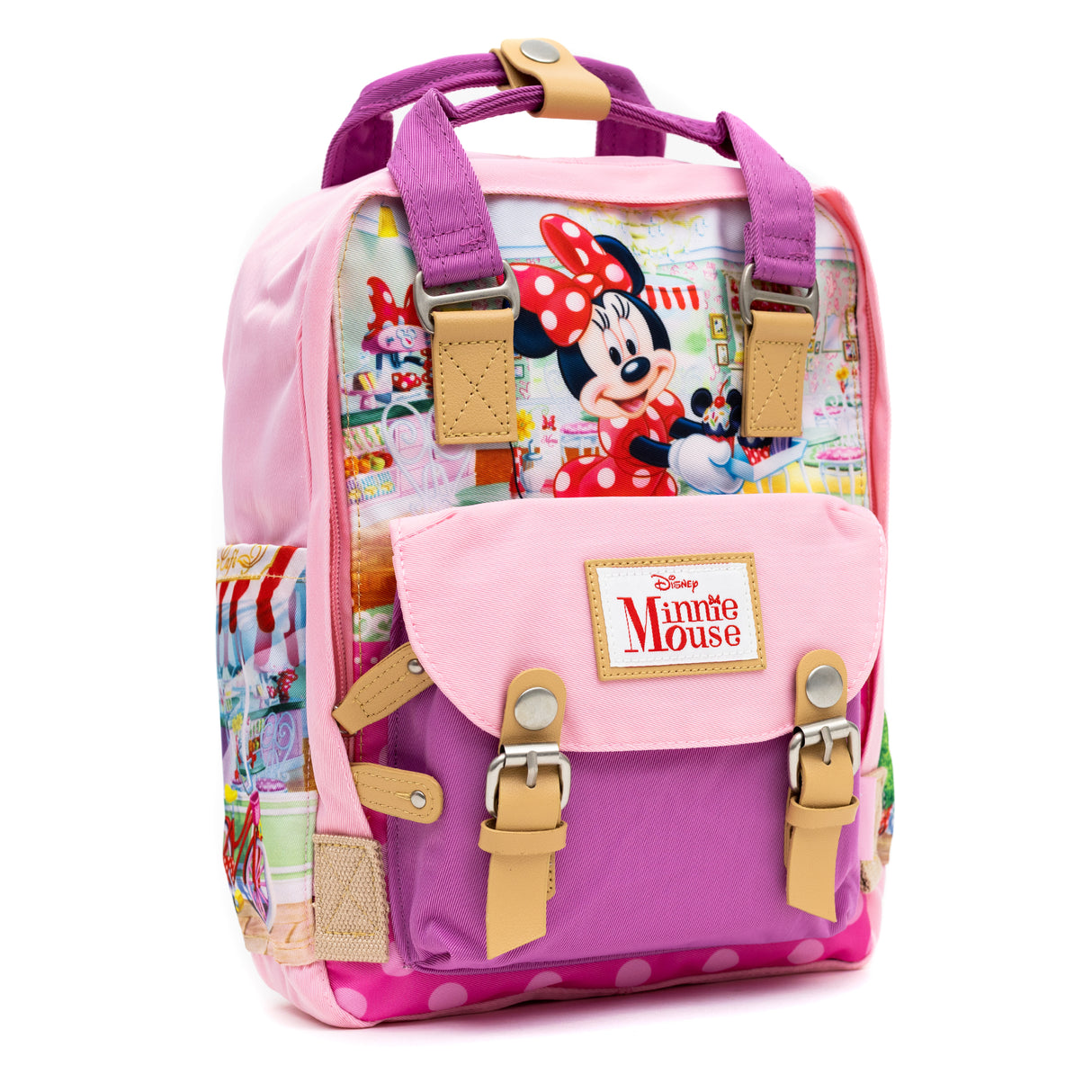 Disney Minnie Mouse Twill Multi-Compartment Mini Backpack