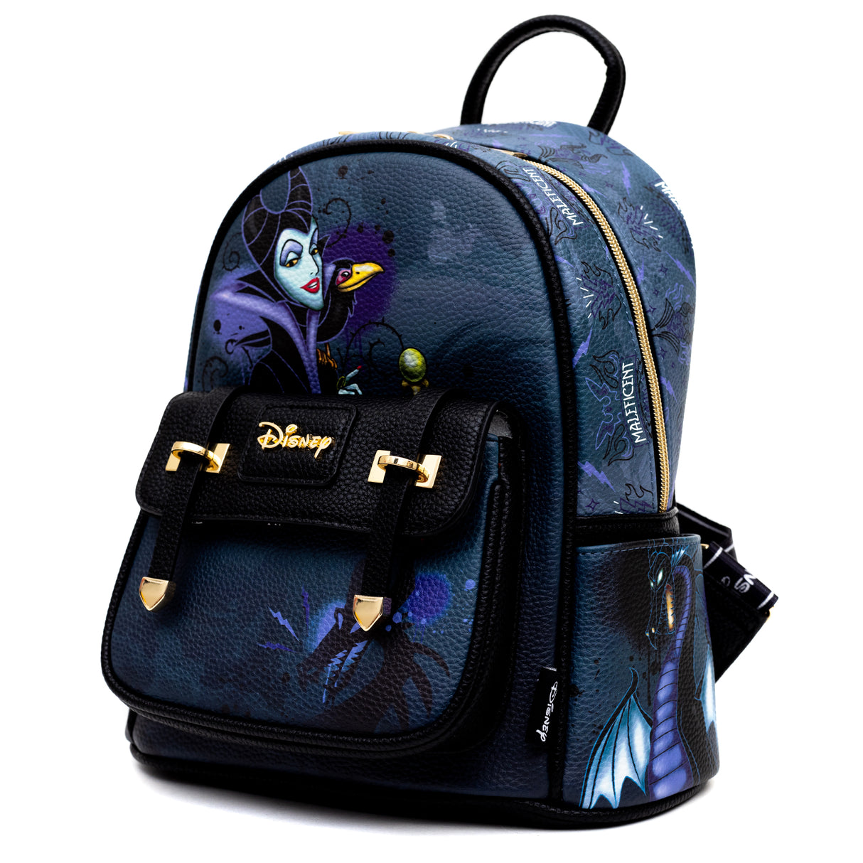 Disney Black Light Series Villains Maleficent Mini Backpack - Limited Edition