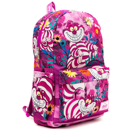 Disney Alice in Wonderland Cheshire Cat 17" Full Size Nylon Backpack