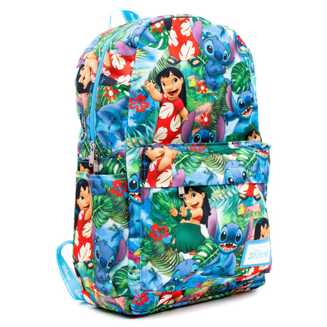 Disney Lilo and Stitch 17" Full Size Nylon Backpack