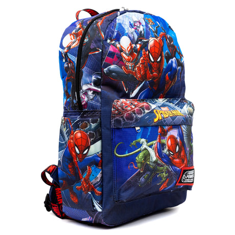 Marvel Spider-Man Spider Verse 17" Full Size Nylon Backpack