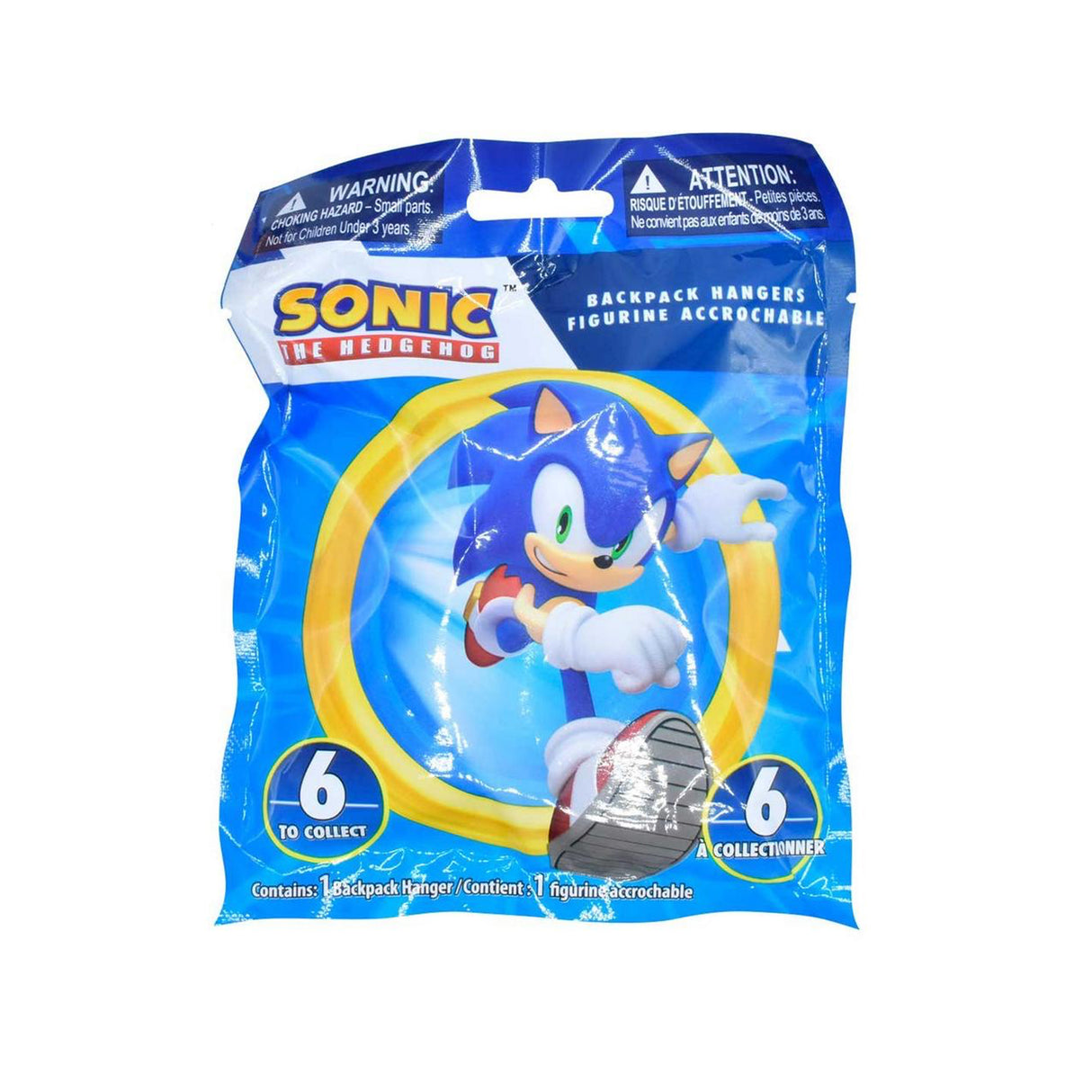 Sonic the Hedgehog Mystery Figurine Backpack Clip