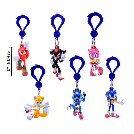 Sonic the Hedgehog Mystery Figurine Backpack Clip